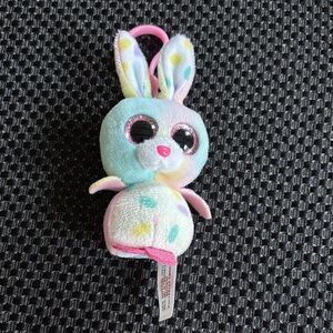 Ty Beanie Boos Bubby the Bunny Key Clip